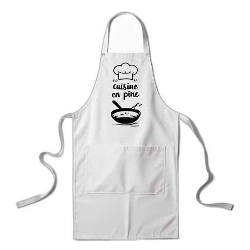 white, apron, cartoon, illustration, chef, hat, frying, pan transparent PNG cut-out