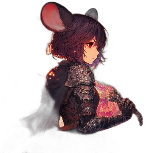jacket, mask, weapon, staff, concept art, pixel art, fantasy art, cyberpunk transparent PNG cut-out