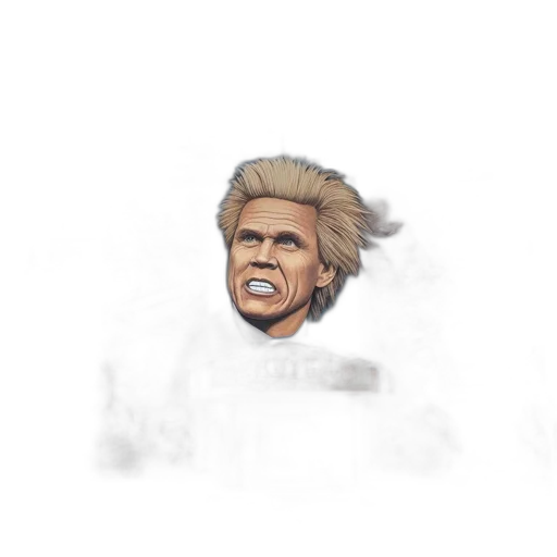 face, hair, mask, creature transparent PNG cut-out