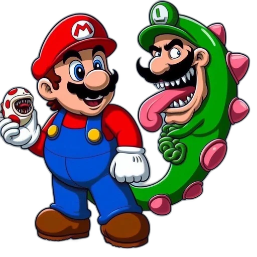 mask, weapon, face, concept art, pixel art, 3d render, comic book art, mario transparent PNG cut-out