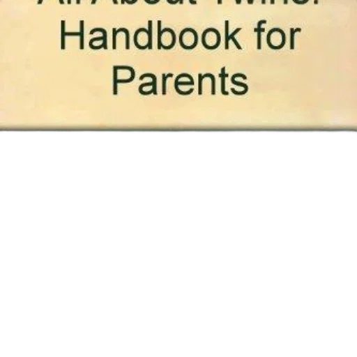 book, cover, title, all, about, twins, handbook, parents transparent PNG cut-out