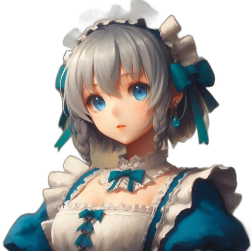 robot, face, staff, dress, 3d render, anime, pixel art, photorealistic transparent PNG cut-out