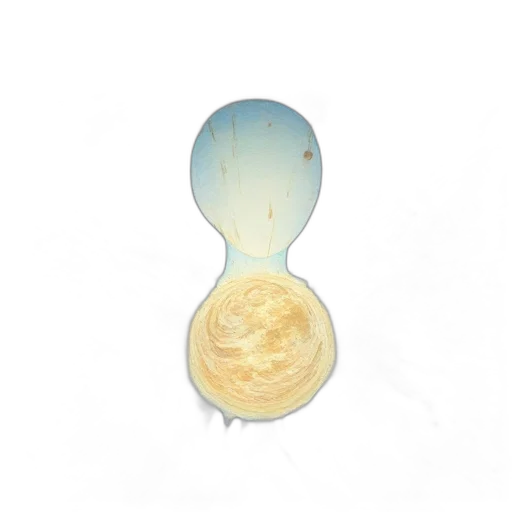 jewelry, mask, food, 3d render, outer space, pastel, golden, ethereal transparent PNG cut-out