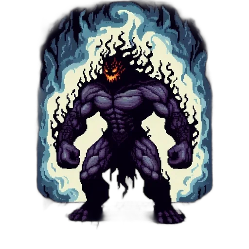 creature, staff, dragon, mask, concept art, pixel art, fantasy art, comic book art transparent PNG cut-out