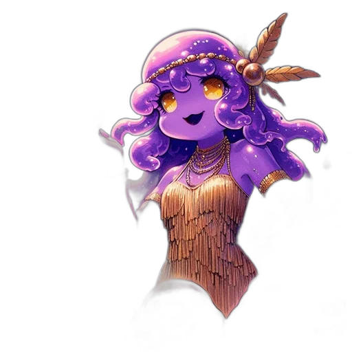 flower, crown, dress, hat, concept art, fantasy art, watercolor, pixel art transparent PNG cut-out
