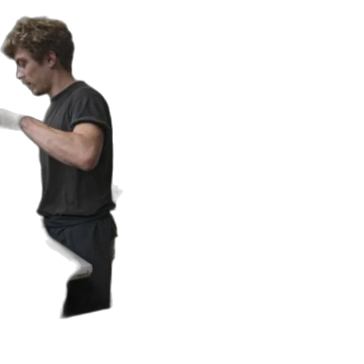 staff, jacket, weapon, shoes, concept art, 3d render, pixel art, man transparent PNG cut-out