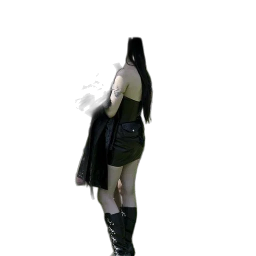 dress, jacket, staff, mask transparent PNG cut-out