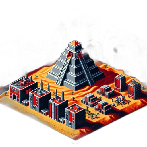 pixel art, concept art, 3d render, cyberpunk, image, showcases, vibrant, cityscape transparent PNG cut-out
