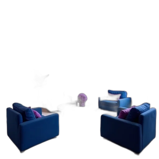 furniture, 3d render, concept art, vaporwave, photorealistic, outer space, fire, fog transparent PNG cut-out