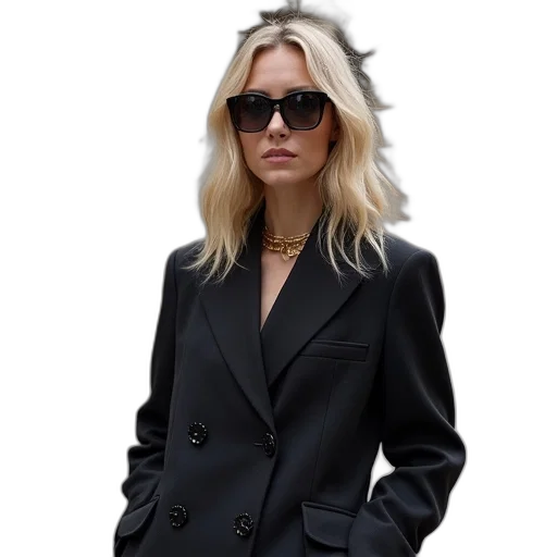 jacket, staff, lady, louise transparent PNG cut-out
