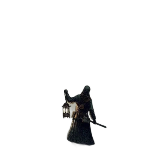 staff, weapon, sword, mask, concept art, 3d render, fantasy art, pixel art transparent PNG cut-out