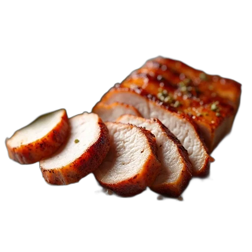 food, animal, 3d render, pork transparent PNG cut-out