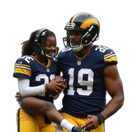 michael, bush, his, daughter transparent PNG cut-out