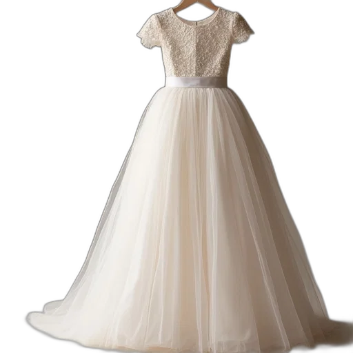 dress, 3d render, photorealistic, line transparent PNG cut-out