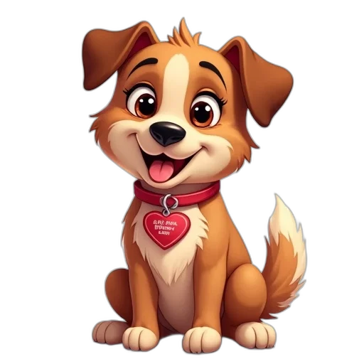 animal, staff, cartoon, photorealistic, concept art, 3d render, illustration, brown transparent PNG cut-out