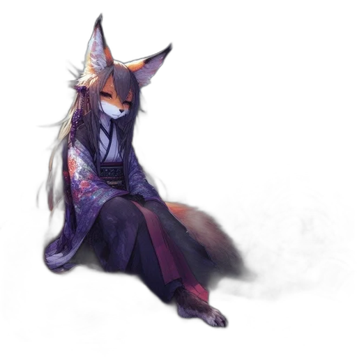 mask, creature, dress, staff, fantasy art, concept art, watercolor, pixel art transparent PNG cut-out