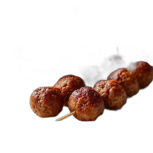 food, weapon, staff, jewelry, 3d render, photorealistic, plate, meatballs transparent PNG cut-out