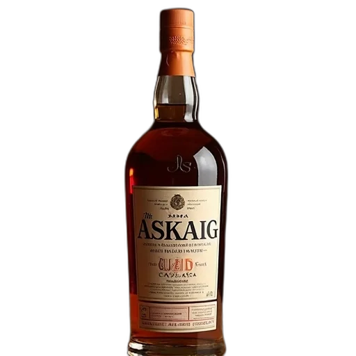 bottle, askaig, 100, proof transparent PNG cut-out