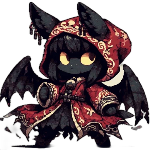 staff, dragon, mask, creature, pixel art, concept art, fantasy art, 3d render transparent PNG cut-out