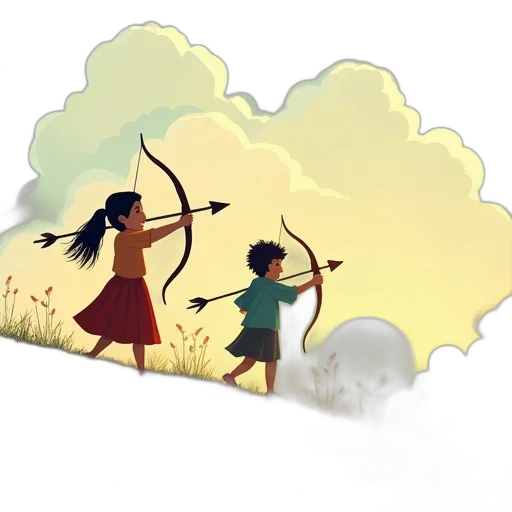 concept art, fantasy art, watercolor, pixel art transparent PNG cut-out