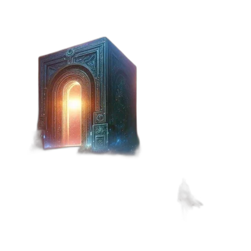 sword, weapon, crown, building, concept art, 3d render, vaporwave, pixel art transparent PNG cut-out