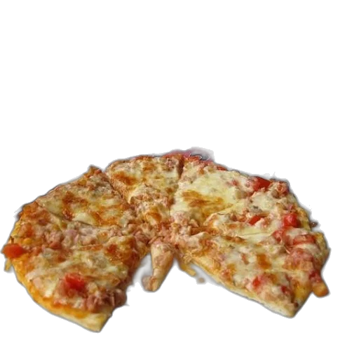 food, crown, jacket, face, 3d render, photorealistic, pizza, cheese transparent PNG cut-out