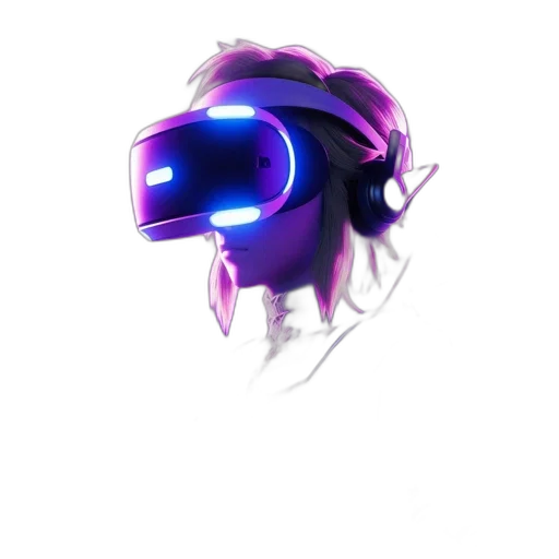 mask, robot, face, staff, cyberpunk, vaporwave, concept art, 3d render transparent PNG cut-out