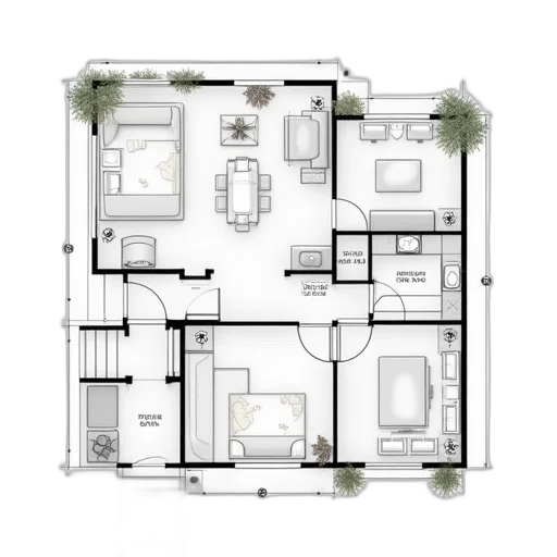 building, 3d render, photorealistic, concept art transparent PNG cut-out