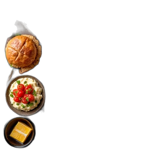 food, menu, pamphlet, pictured transparent PNG cut-out