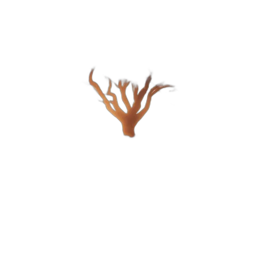 tree, crown, hair, creature, pixel art, 3d render, concept art, fantasy art transparent PNG cut-out
