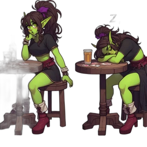 concept art, cyberpunk, fantasy art, comic book art, neon lights, neon, green, dark transparent PNG cut-out