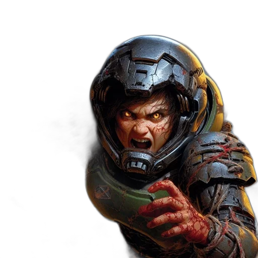 face, concept art, photorealistic, 3d render, comic book art, outer space, outer, space transparent PNG cut-out