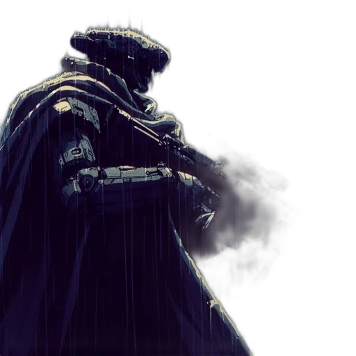 sword, weapon, robot, crown, concept art, fantasy art, comic book art, cyberpunk transparent PNG cut-out