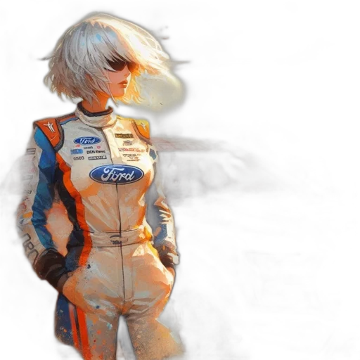 jacket, robot, dress, face, concept art, photorealistic, fantasy art, anime transparent PNG cut-out