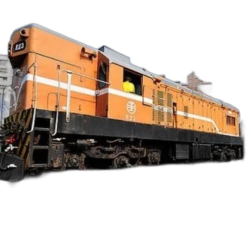animal, 3d render, photorealistic, concept art, vibrant, orange, train, number transparent PNG cut-out