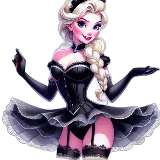 dress, cartoon, fantasy art, concept art, pixel art, female, artist, blonde transparent PNG cut-out