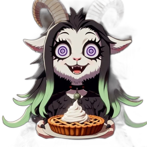 food, creature, animal, staff, pixel art, concept art, fantasy art, anime transparent PNG cut-out