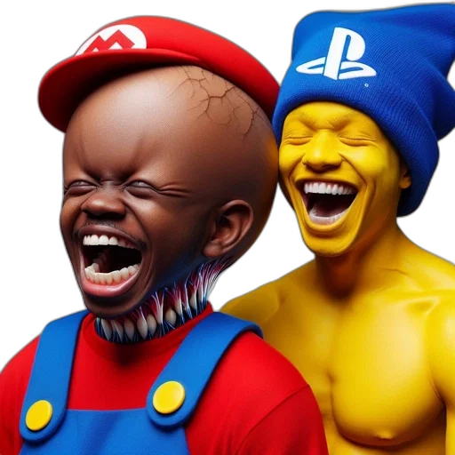hat, mask, face, creature, concept art, photorealistic, 3d render, pixel art transparent PNG cut-out