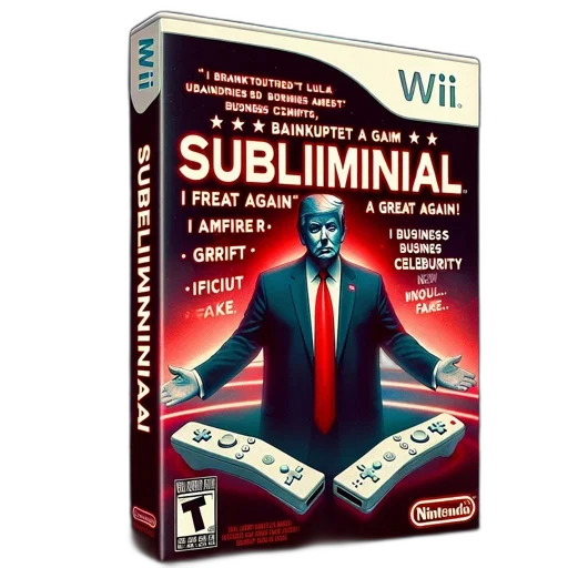 3d render, concept art, parody, video, game, cover, subliminal, suited transparent PNG cut-out