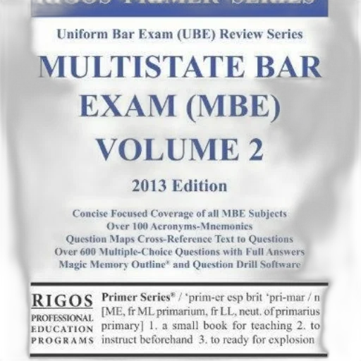 book, cover, rigos, primer, series, multistate, bar, exam transparent PNG cut-out