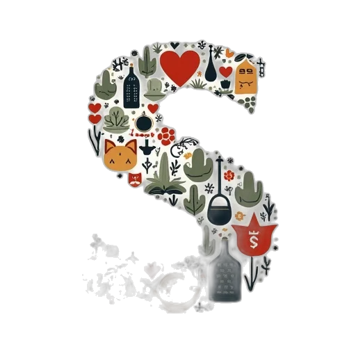 pixel art, concept art, letter, filled transparent PNG cut-out