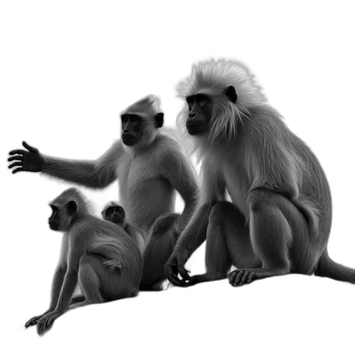 animal, staff, creature, concept art, photorealistic, 3d render, pencil sketch, forest transparent PNG cut-out