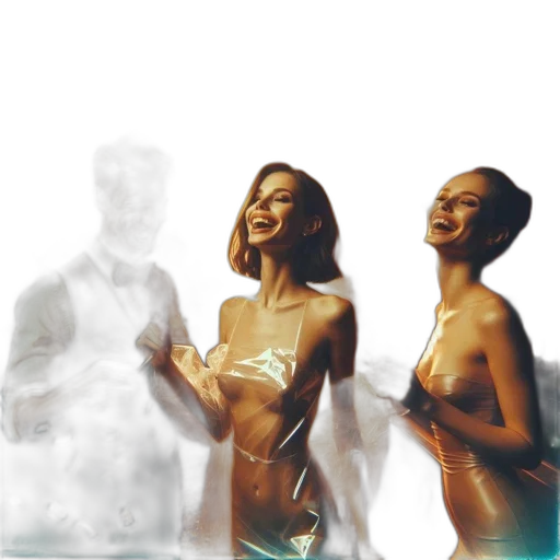 photorealistic, concept art, 3d render, comic book art, underwater, beach, neon lights, fog transparent PNG cut-out