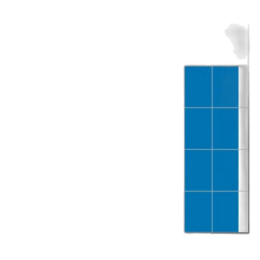 sword, umbrella, weapon, bottle, pixel art, 3d render, blue, monochrome transparent PNG cut-out