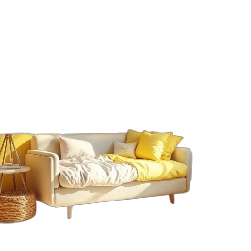 furniture, 3d render, photorealistic, concept art transparent PNG cut-out