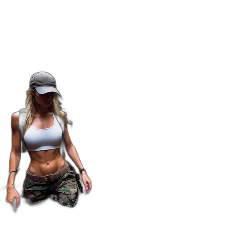 hat, weapon, staff, 3d render, pixel art, concept art, photorealistic, earth tones transparent PNG cut-out
