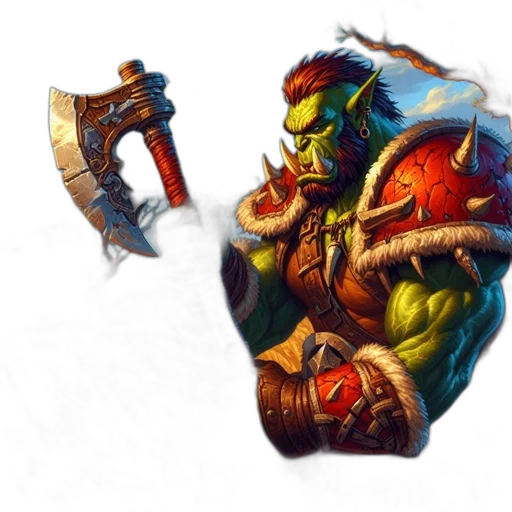 weapon, sword, concept art, fantasy art, pixel art, 3d render, armored, orc transparent PNG cut-out