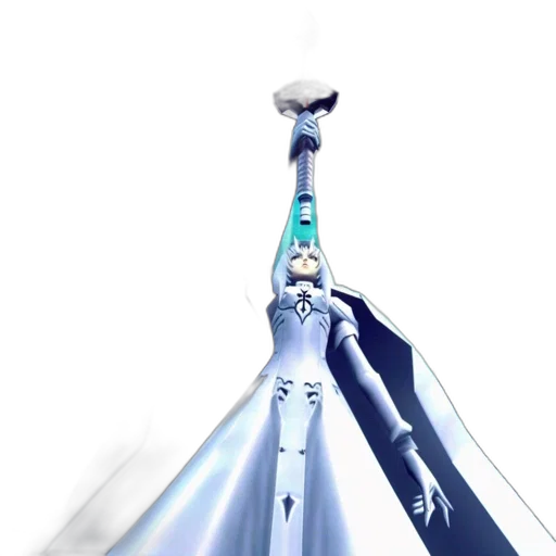 staff, sword, weapon, umbrella, concept art, 3d render, vaporwave, fantasy art transparent PNG cut-out