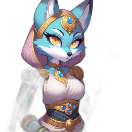 staff, jewelry, mask, fantasy art, concept art, pixel art, anime, blue transparent PNG cut-out