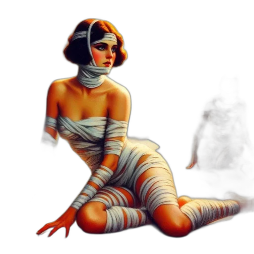 dress, mask, robot, creature, concept art, fantasy art, comic book art, photorealistic transparent PNG cut-out